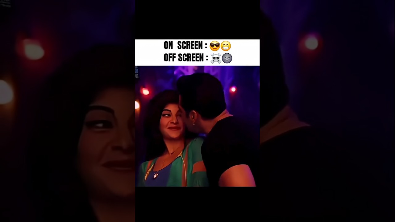 ON THE SCREEN 😘 | OFF THE SCREEN 😂💀 | Salman Khan #shorts#SalmanKhan#Bhaijaan#Bollywood#DNXEDITS