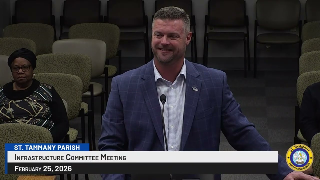 St, Tammany Parish Infrastructure Committee Meeting February 25, 2026
