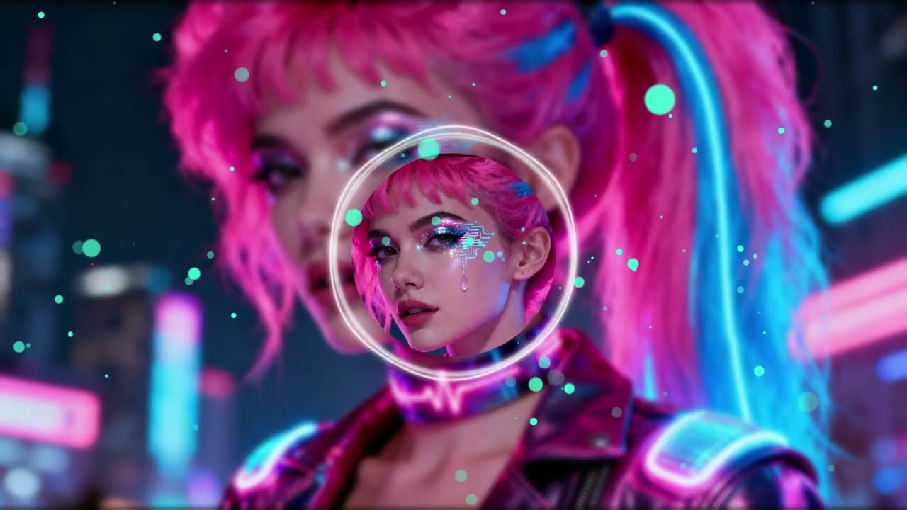 Synthra Nyx – Neon Sovereign (Synth Trance Metal)