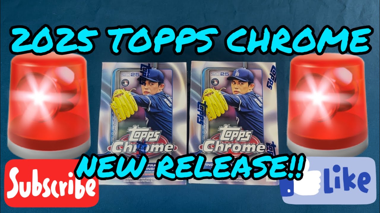 🚨 NEW RELEASE!! 2025 Topps Chrome Baseball Blaster Box x 2!! Are These Worth It? 