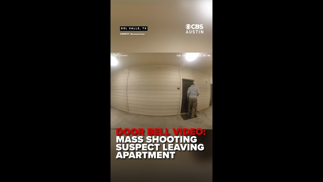 Video appears to show Austin mass shooting suspect leaving apartment before attack