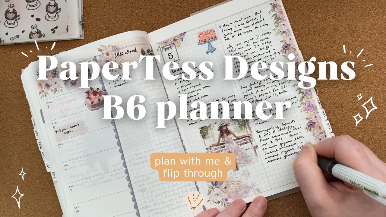 PaperTess B6 Weekly Setup, Plan With Me & Flip Through | Valentina Writes