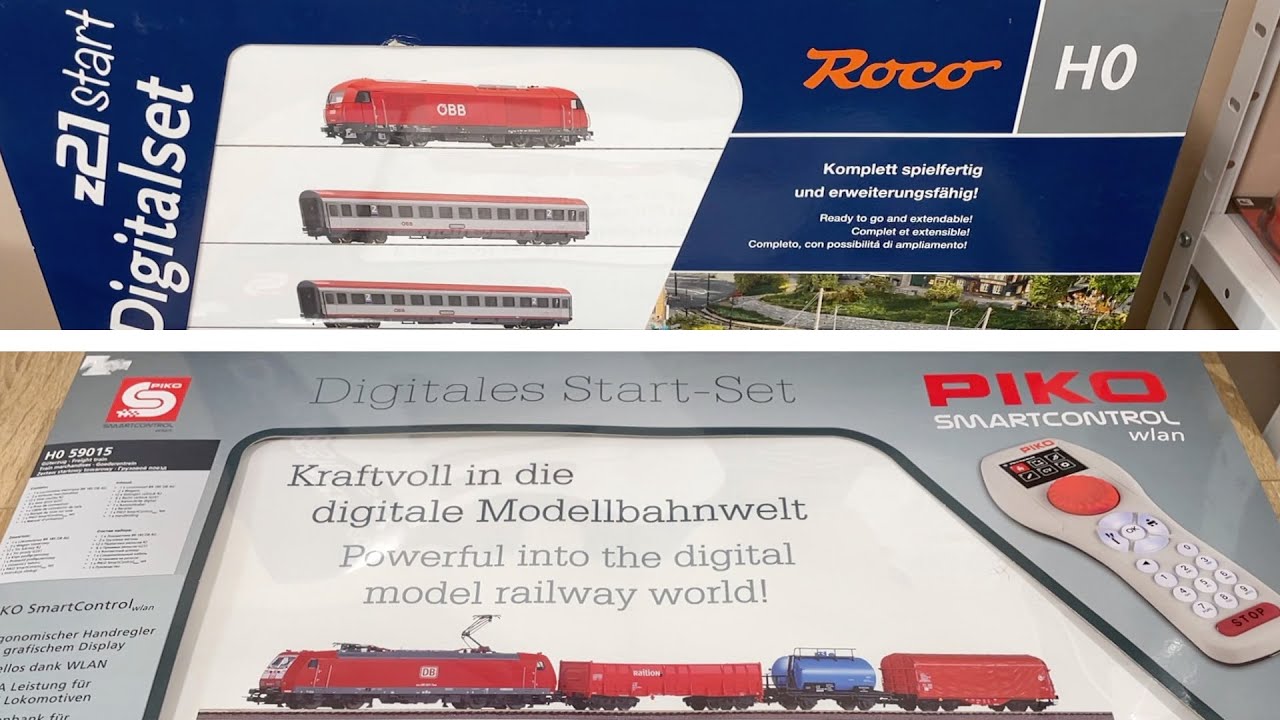 PIKO és Roco digitális vasútmodell kezdőkészletek bemutatása