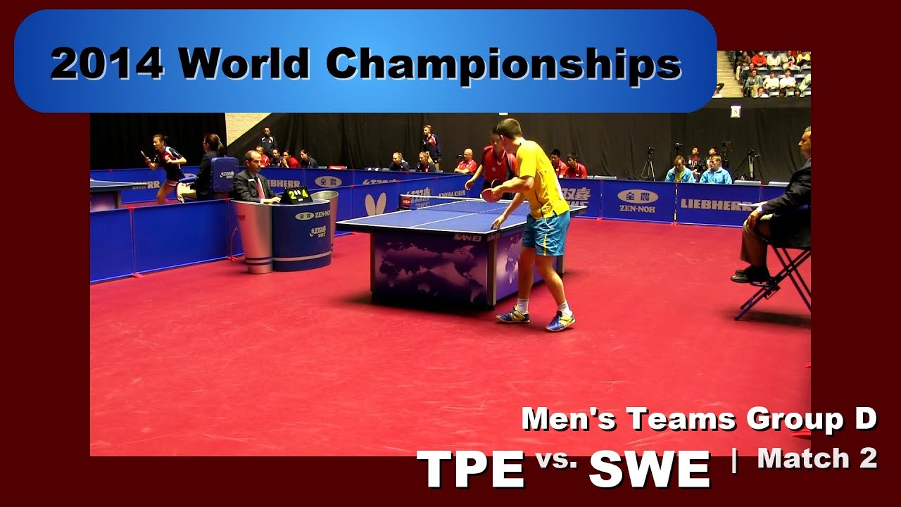 2014 WTTC Men's Team - Group D: TPE - SWE Match 2: Chen Chien-An v Kristian Karlsson