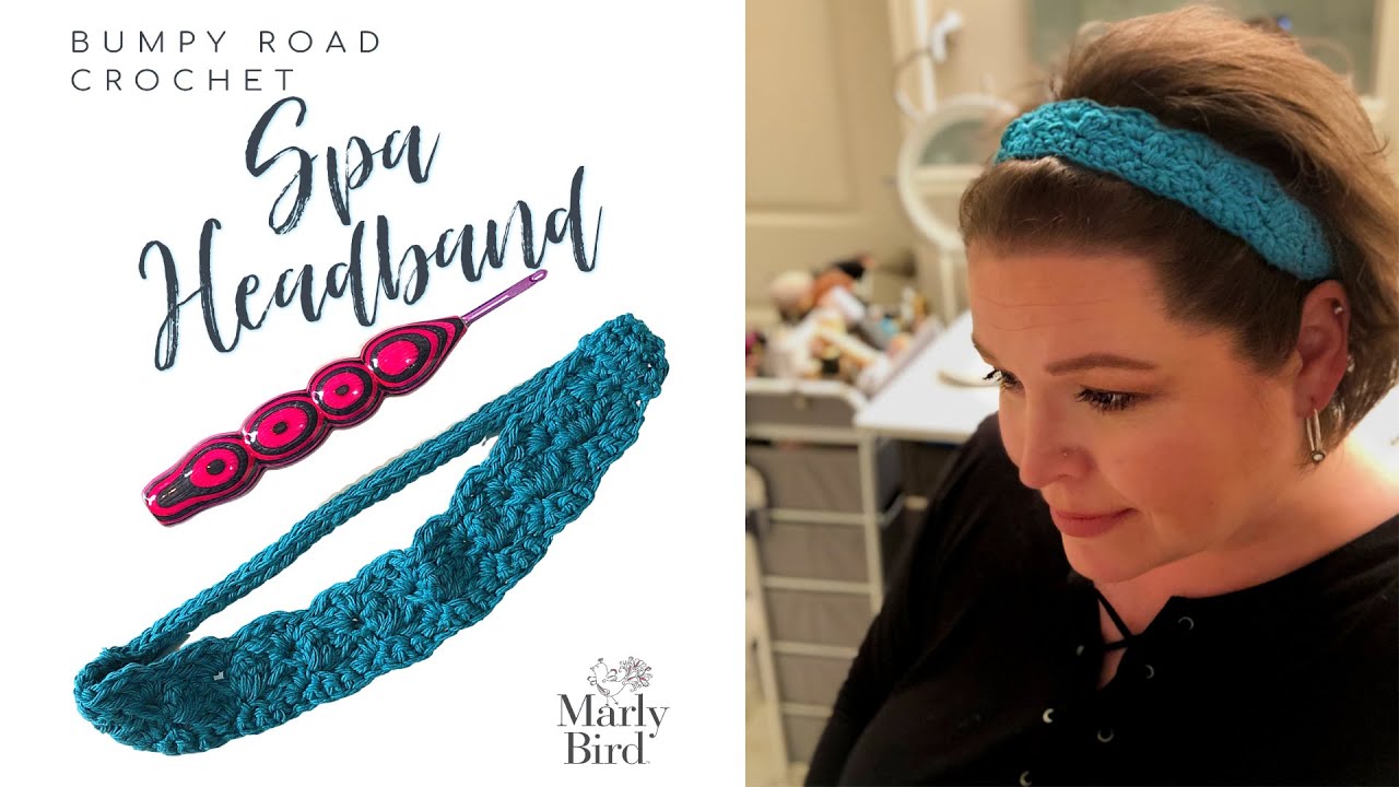 Bumpy Road Crochet Spa Headband