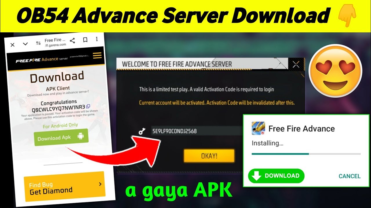 ADVANCE SERVER 2026 😱✅|| FREE FIRE ADVANCE SERVER KAISE DOWNLOAD KAREN ! OB54 ADVANCE SERVER 