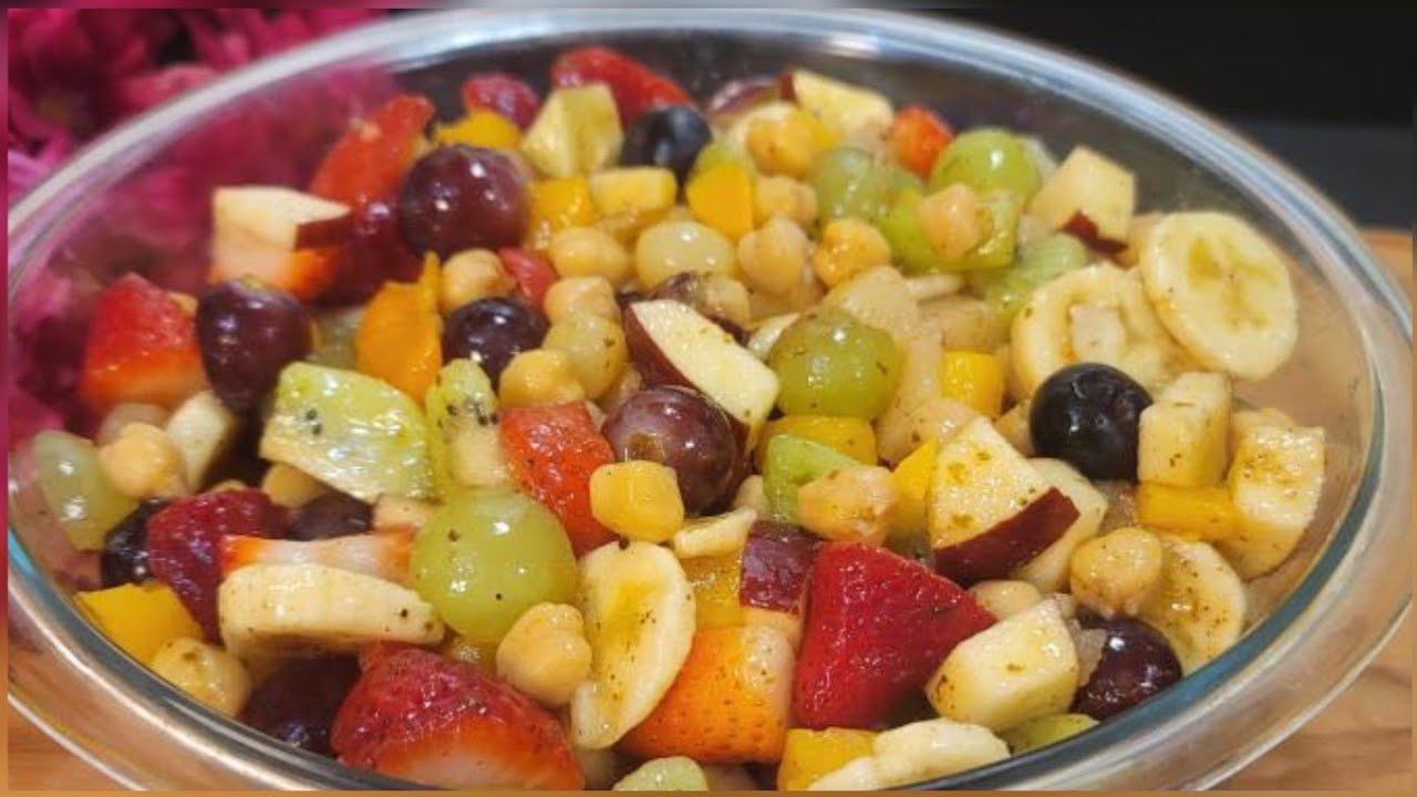 Chana Fruit Chaat Recipe چنا فروٹ چاٹ _Ramadan Special Recipe By Pakistani Mom In USA ❤️