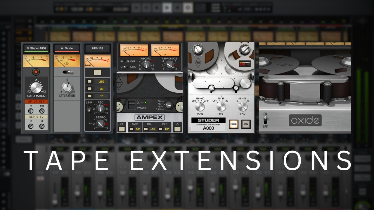 Расширения ленты | Luna DAW от Universal Audio