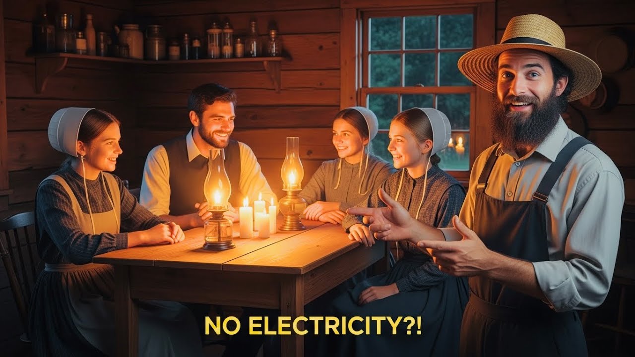 Why Amish Families Live Comfortably Without Electricity or Internet🤔
