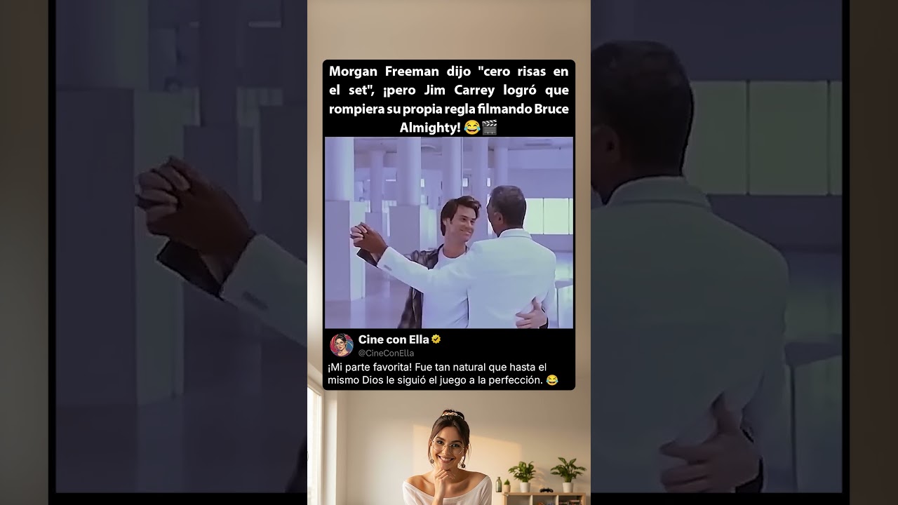 Cómo Jim Carrey logró que Morgan Freeman rompiera personaje