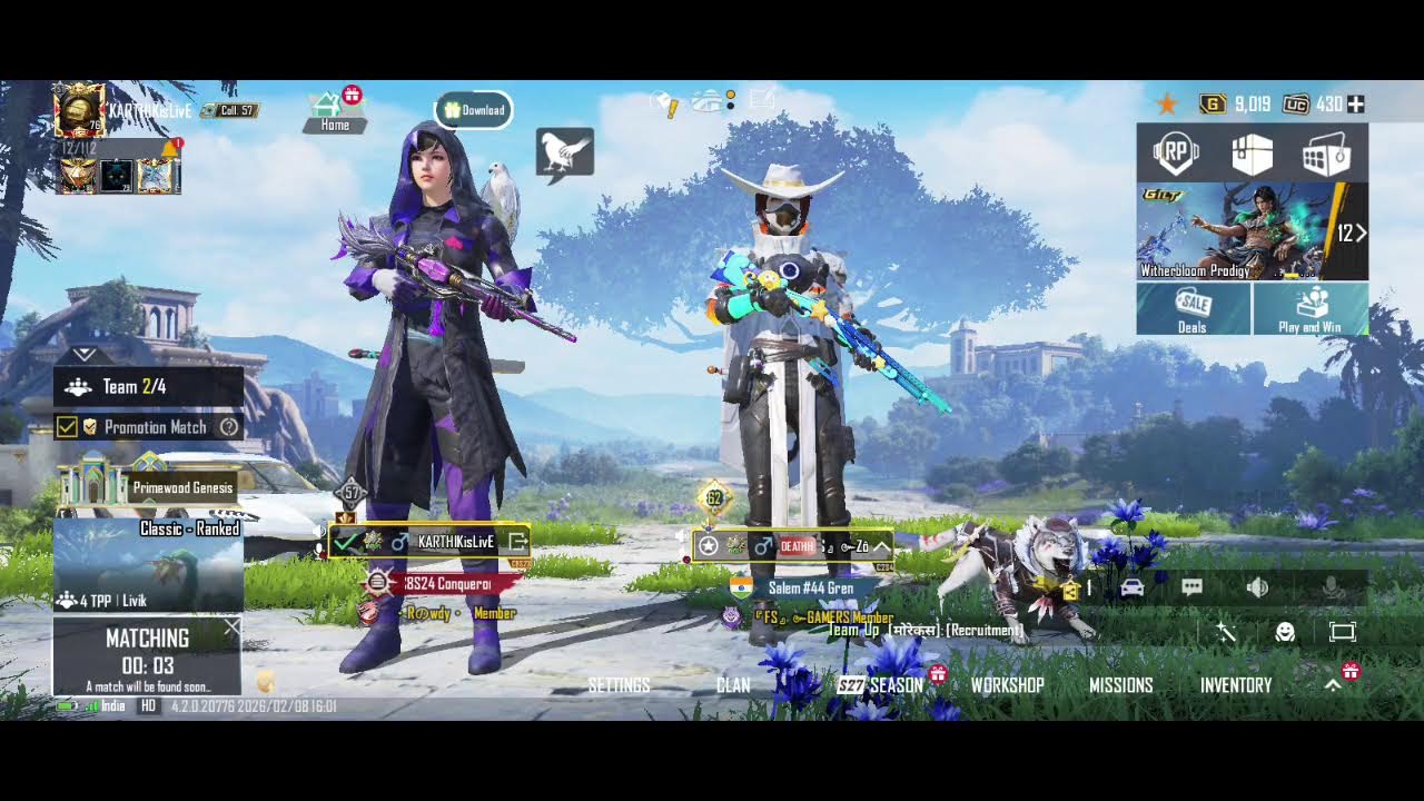 bgmi 4.2 update winter theme full fun and rush gameplay avatar update🌱