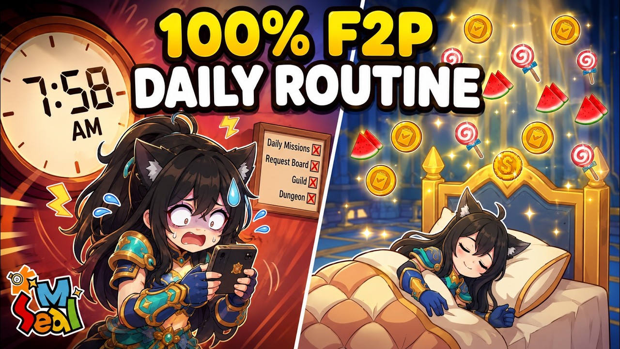 My Seal M on ONE Daily Routine (100% F2P)