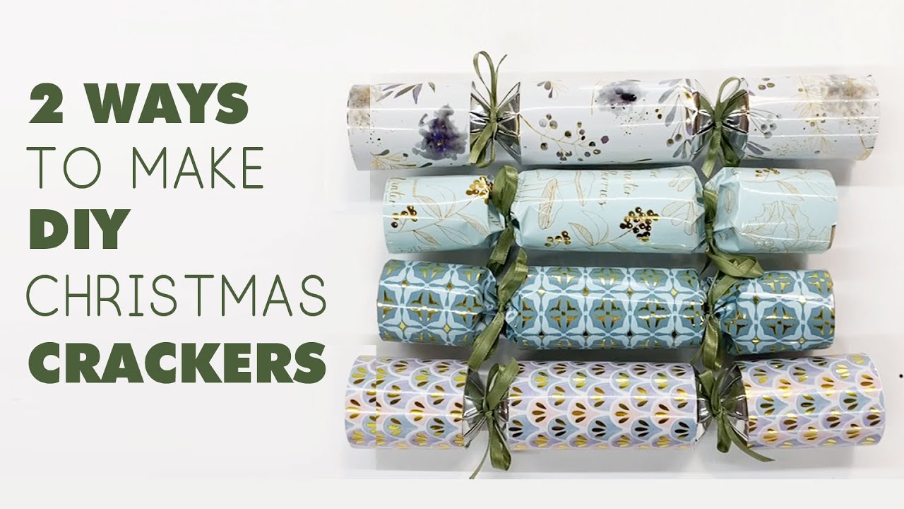 DIY Christmas Crackers | How to Make Christmas Crackers 2 Ways