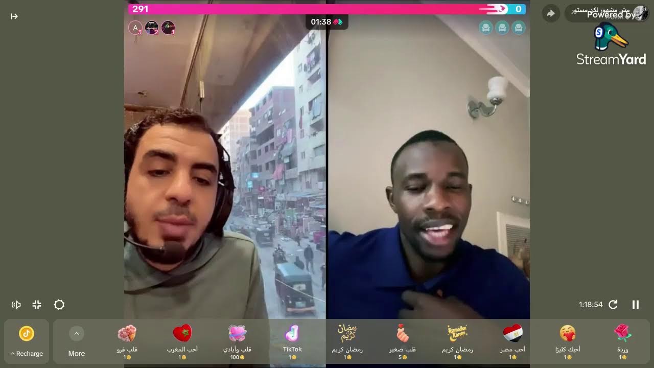 لقاء اسد البرصه مع احمد وهبه