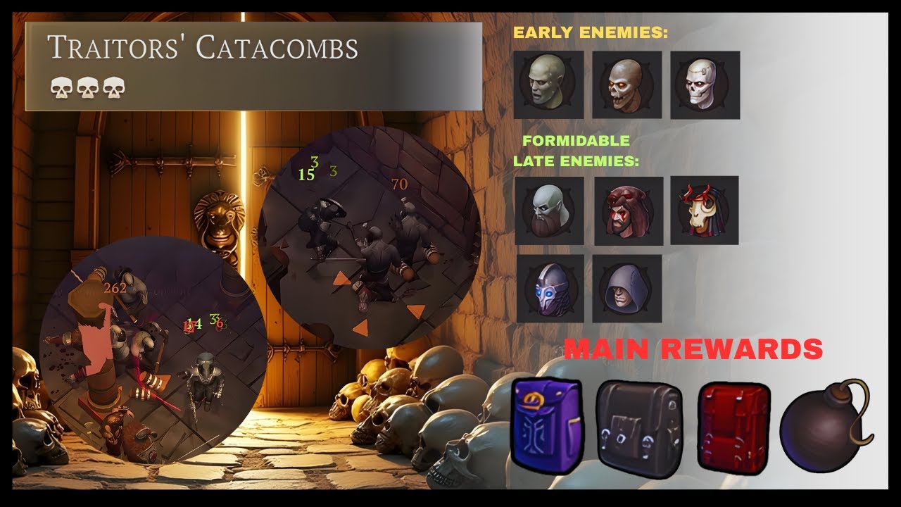 Traitors' Catacombs| Grimsoul Survival| 15 waves