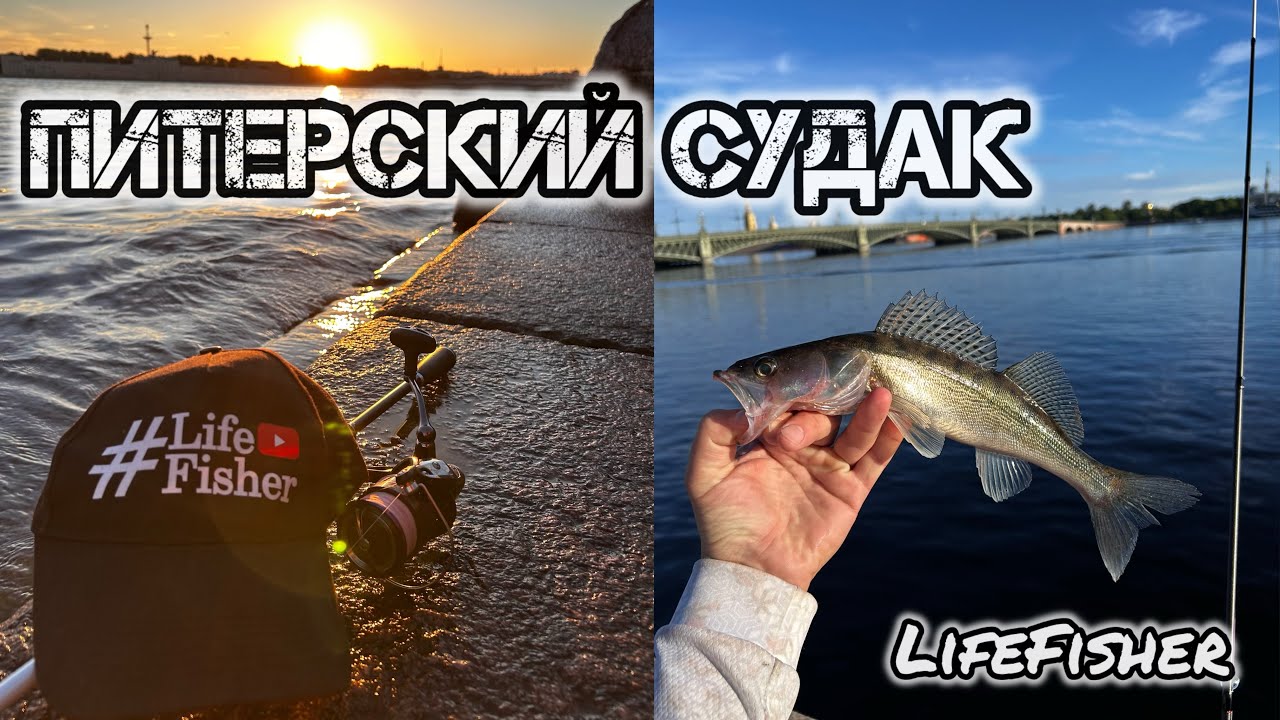 Питер. Нева. Джиг. Судак. 1 серия. Ловля судака в центре Санкт Петербурга на реке Нева.