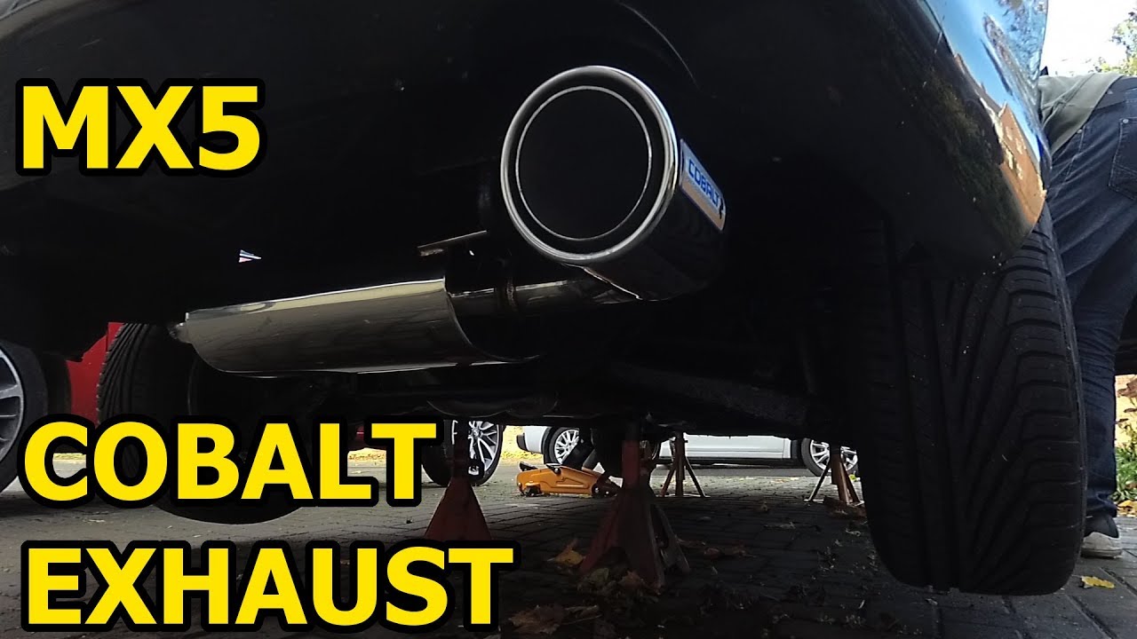 MX5 gets a single exit COBALT EXHAUST