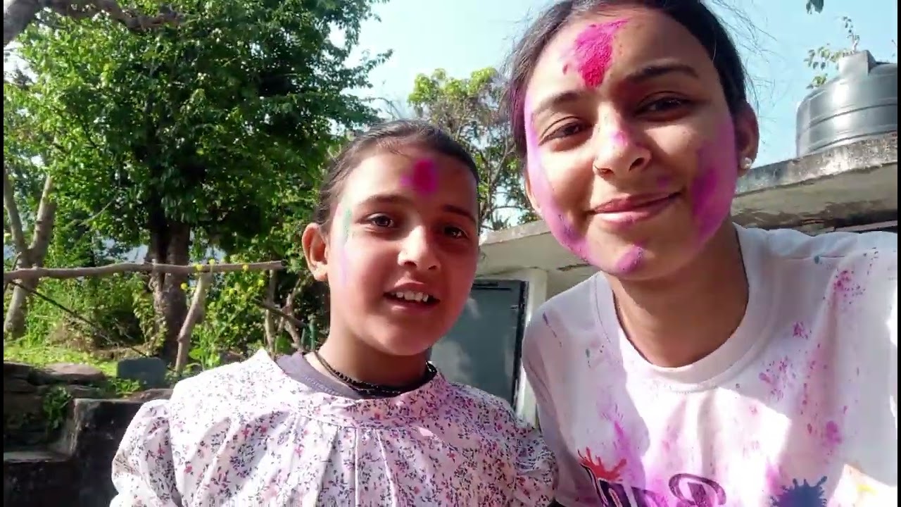 होली में गए अपने गांव ❤️...#chetnakafaltiya #pahadi #vlog