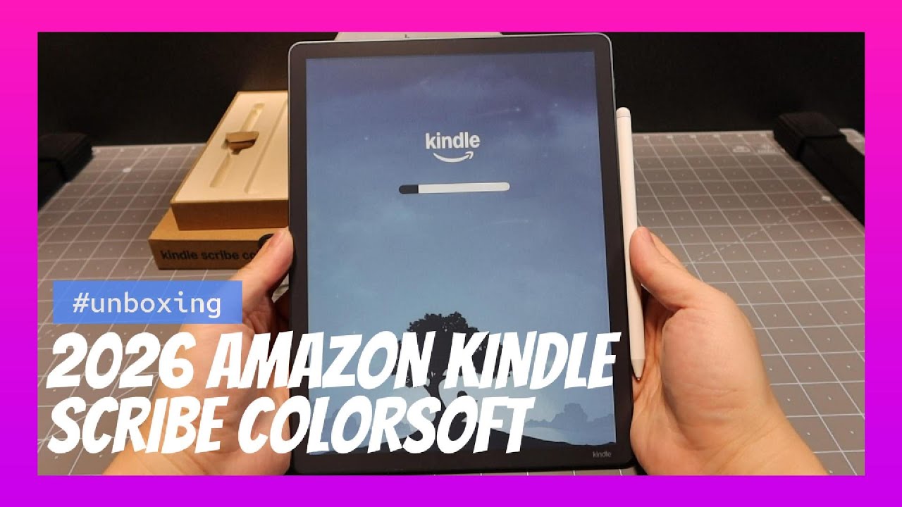 Amazon Kindle Scribe Colorsoft (2026) Unboxing & First Look | Color E-Ink Review