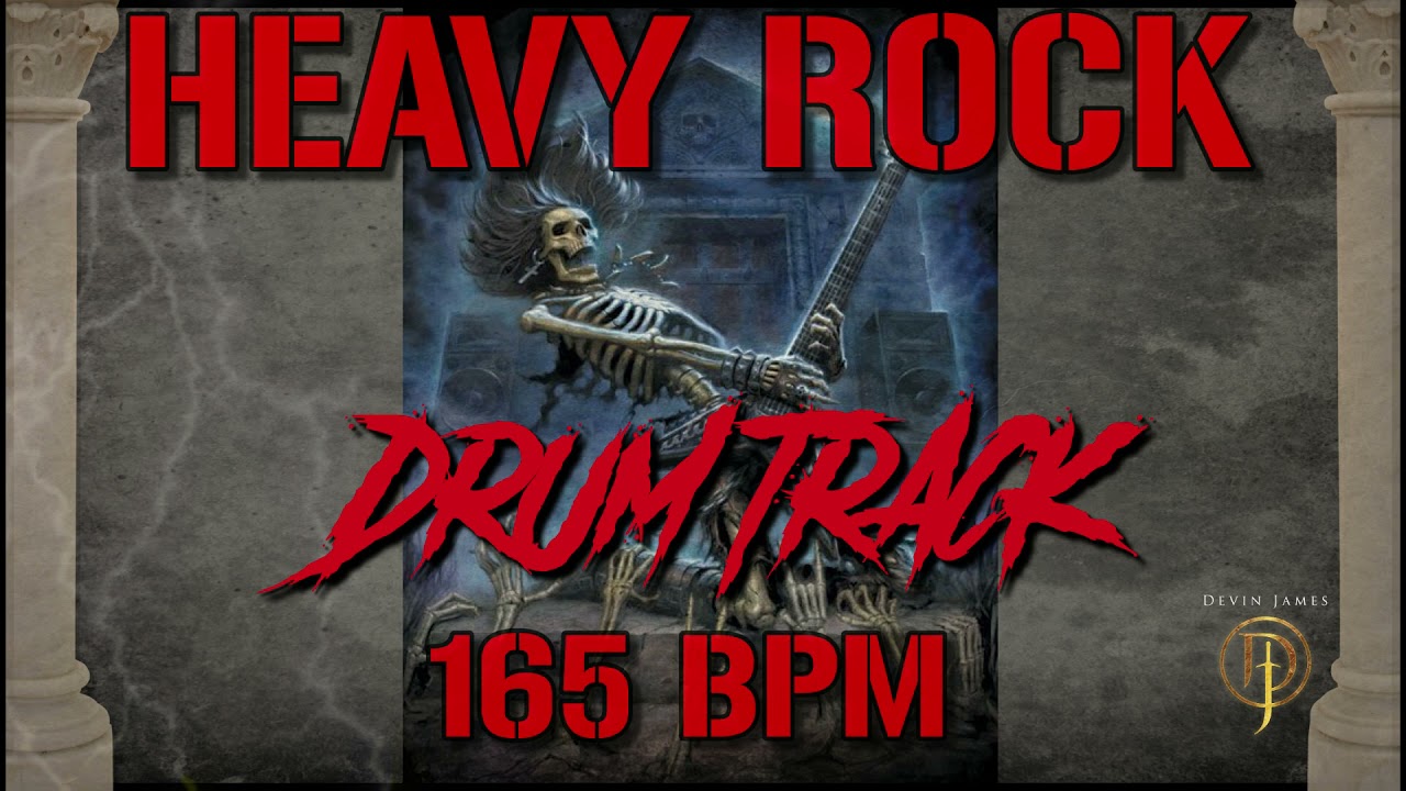 🥁Heavy Rock Style Drum Track - 165 BPM (FREE WAV & MIDI DOWNLOAD)