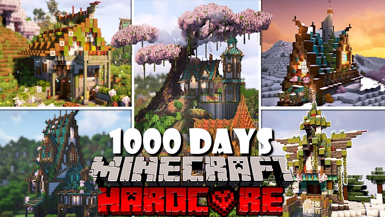 I Survived 1000 Days In Hardcore Minecraft [FULL MOVIE]