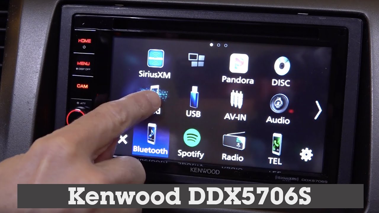 Kenwood DDX5706S Display and Controls Demo | Crutchfield Video
