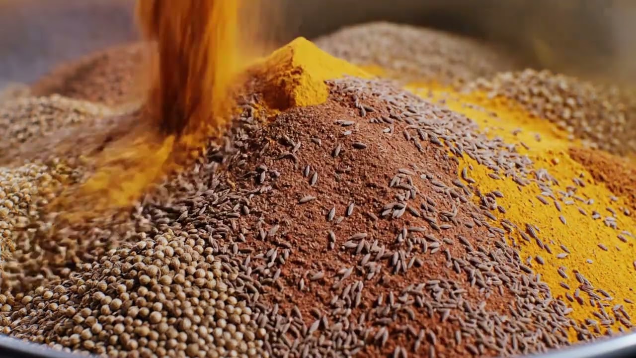 Inside the Curry Powder Factory – From Whole Seeds to Finely Blended Mix | Full Process