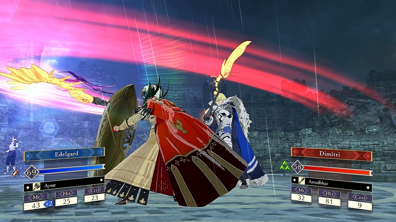 Эдельгард против Дмитрия Fire Emblem Three Houses 4K