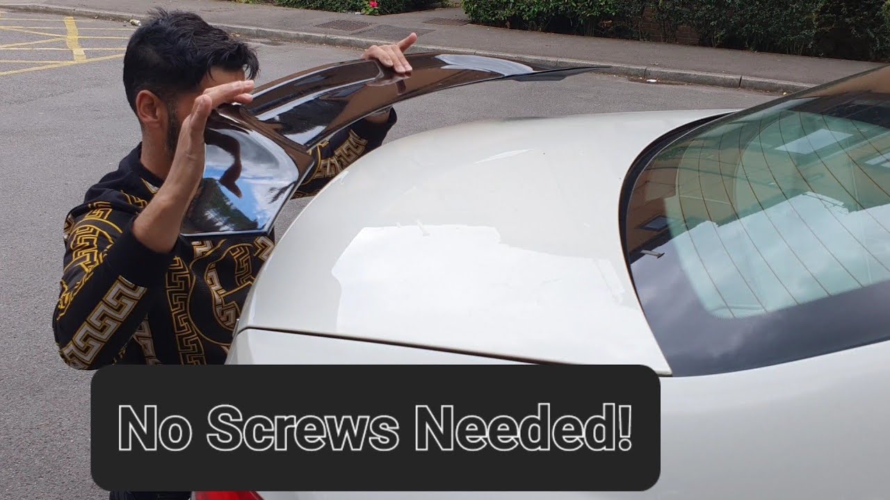 Mercedes C Class Spoiler Upgrade 10 minutes modification featuring H.K.