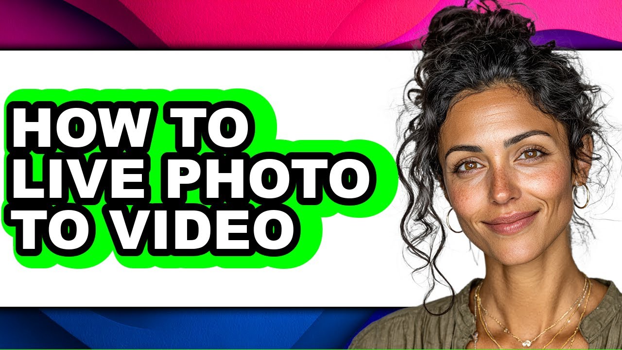 How to Live Photo to Video (easy Method)