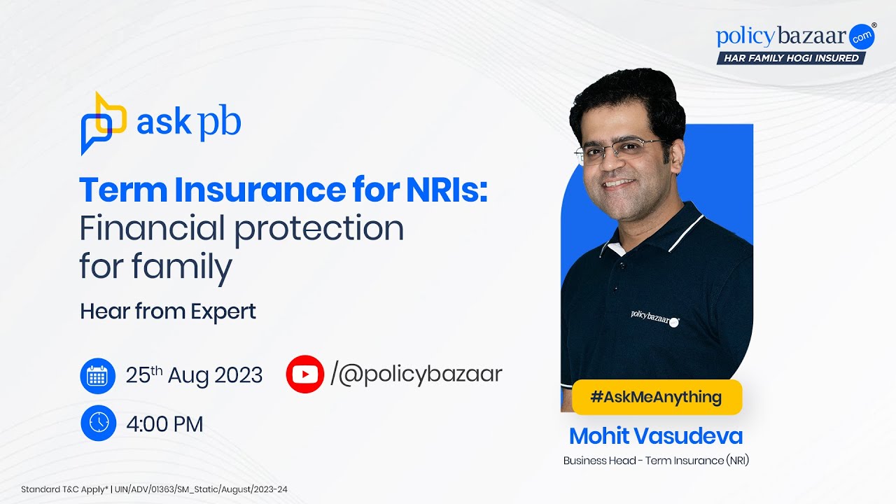 Term Insurance for NRIs | Live Q&A | Expert Advice | AskPb