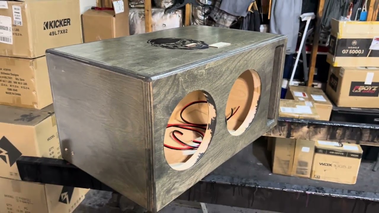 Double Walled Dual Orion HCCA 10’s (Black VC) MBEnclosure 2net Tuned 33hz!!! Jimmy Simpkins Box!