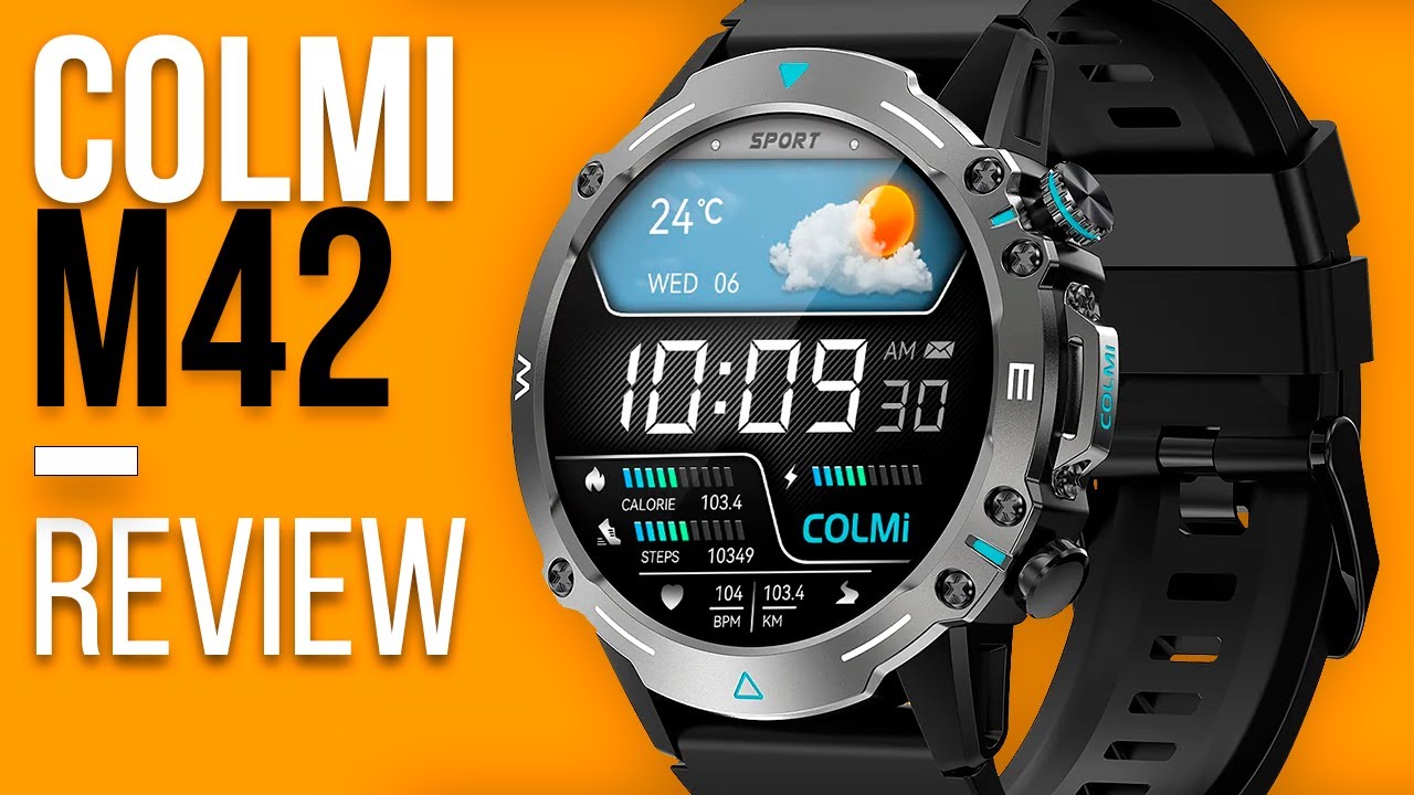 Smartwatch COLMI M42 Unboxing Review - AMOLED, CERTIFICAÇÃO MILITAR e GORILLA GLASS! Vale a pena?