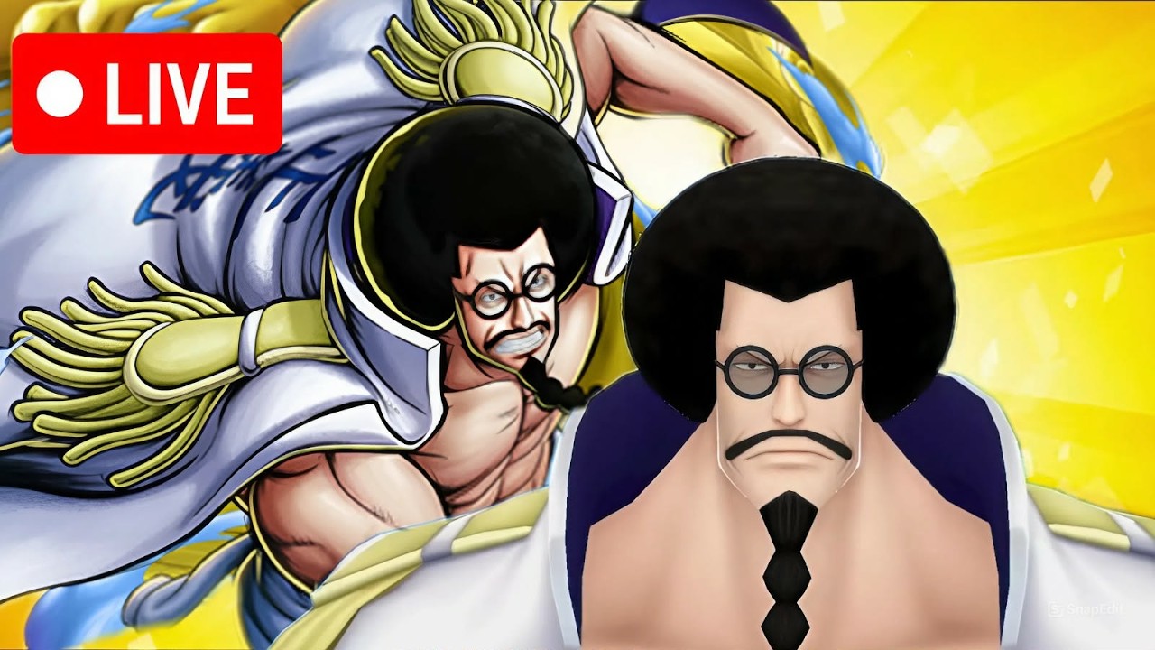 Onepiecebountyrush LIVE หลวงพ่อมาเอง หมัดน้ำเงิน!!!