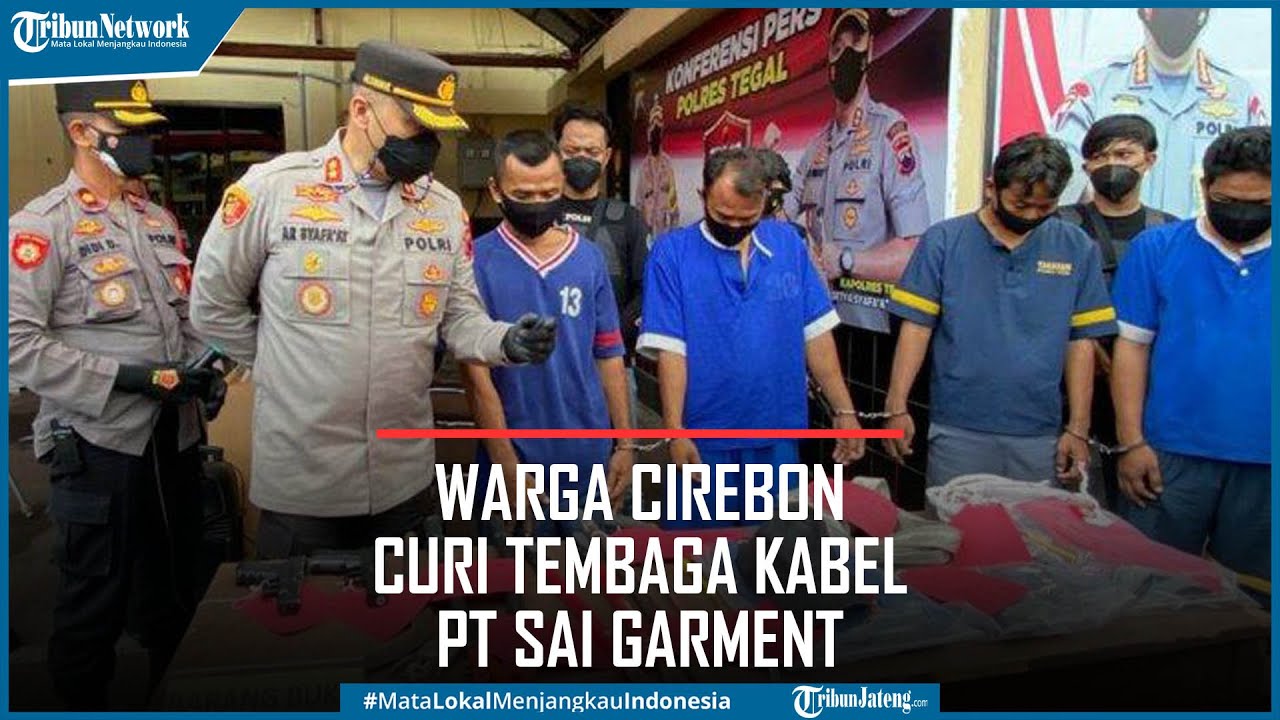 5 Warga Cirebon Maling Tembaga Kabel Pabrik SAI Garment