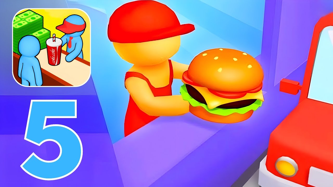 Burger Please! - Gameplay Walkthrough | Part 5 (Android, iOS)
