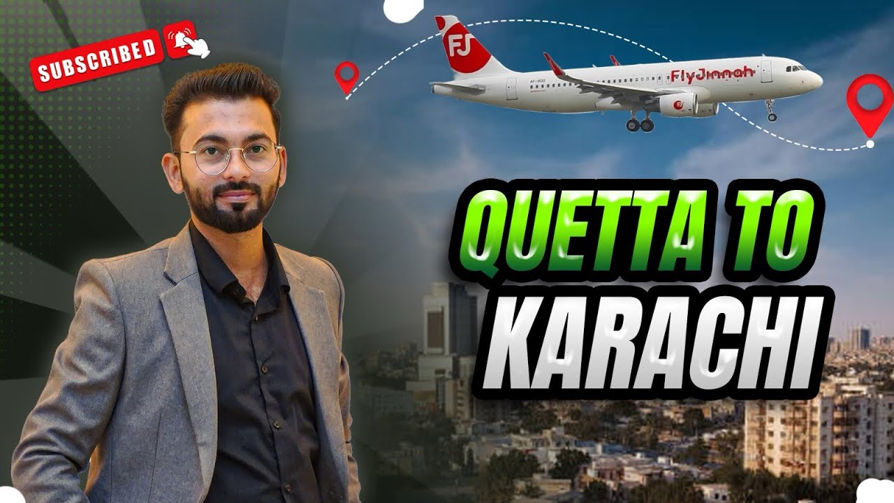 Quetta to Karachi ✈️ Fly Jinnah Flight Experience 2025 | Full Travel Vlog & Experience 