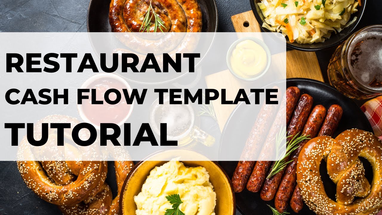 Restaurant Cash Flow Template Tutorial