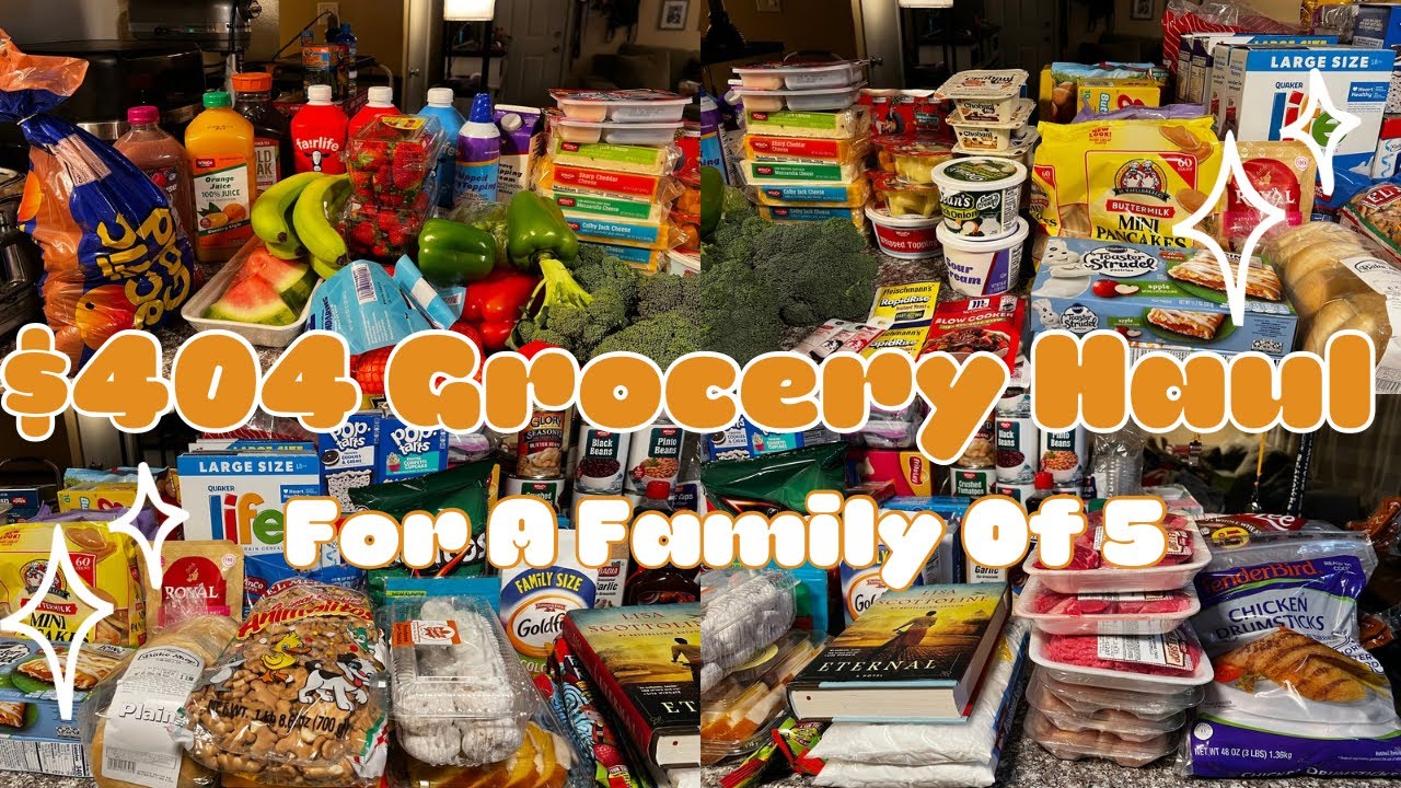 $404 GROCERY HAUL 🛒🥧| GROCERY HAUL | STOCK UP | FAMILY OF 5 | WINCO