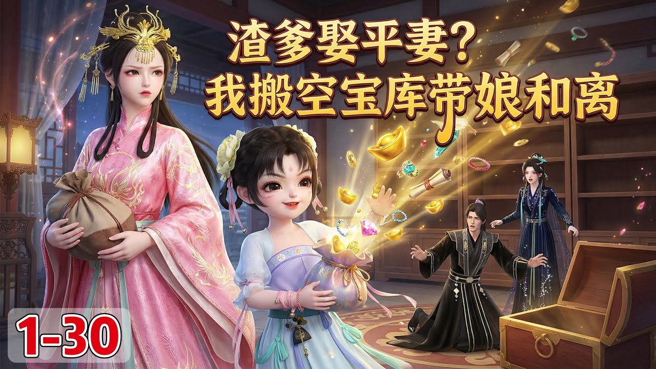 《渣爹娶平妻？我搬空宝库带娘和离》1~30