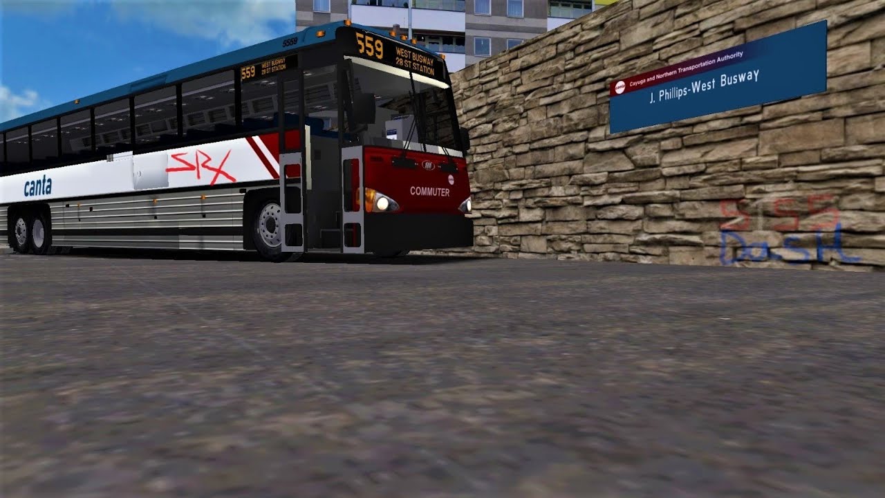 Omsi 2 - Cayuga USA 0.8 - (500 Series) Route 559 Express Service To Roxanne TC via West Busway