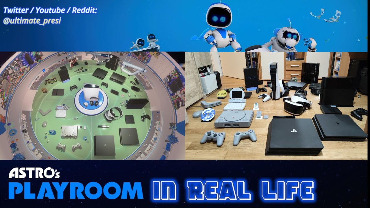 Astro's Playroom | Playstation Labo in Reallife | 2024 including DLC Content