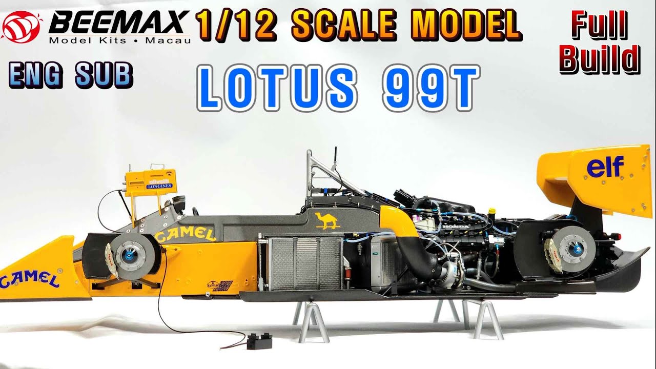 [BEEMAX] 1/12 ScaleModel LOTUS 99T by AyrtonSenna full BUild