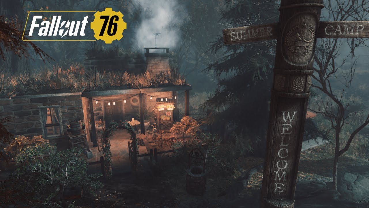 Fallout 76 - Holiday Forest Cabin - Camp Build