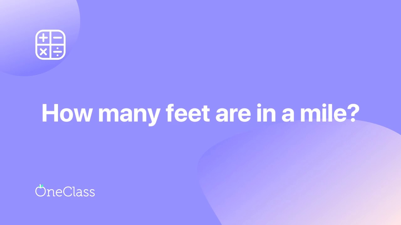 how many feet in a mile