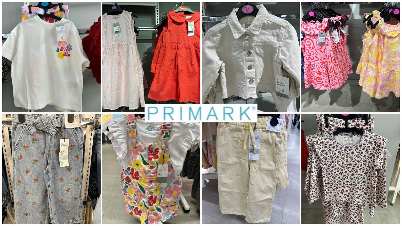 Primark kids girls clothes 1-8 years new collection / March 2025
