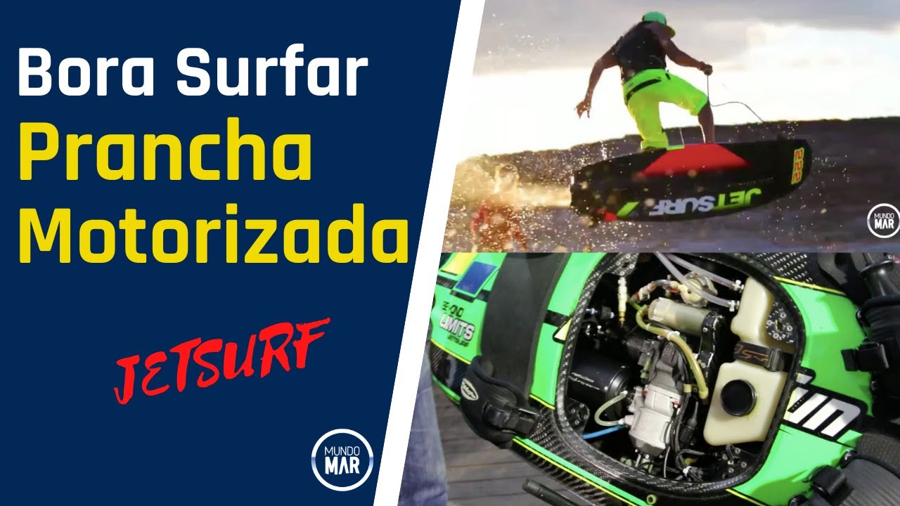 Bora surfar com o Jet Surf