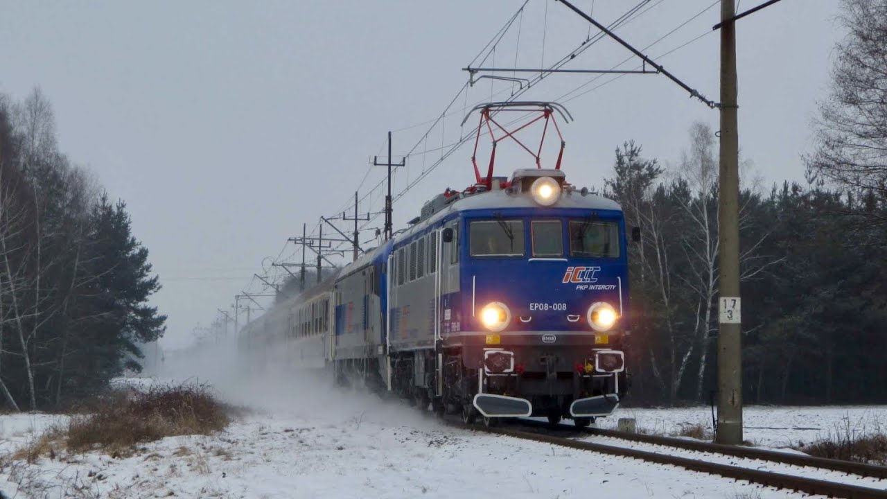 Duet EP08-008 + EU160-084 z TLK Kozica do Krakowa 8 stycznia 2026 