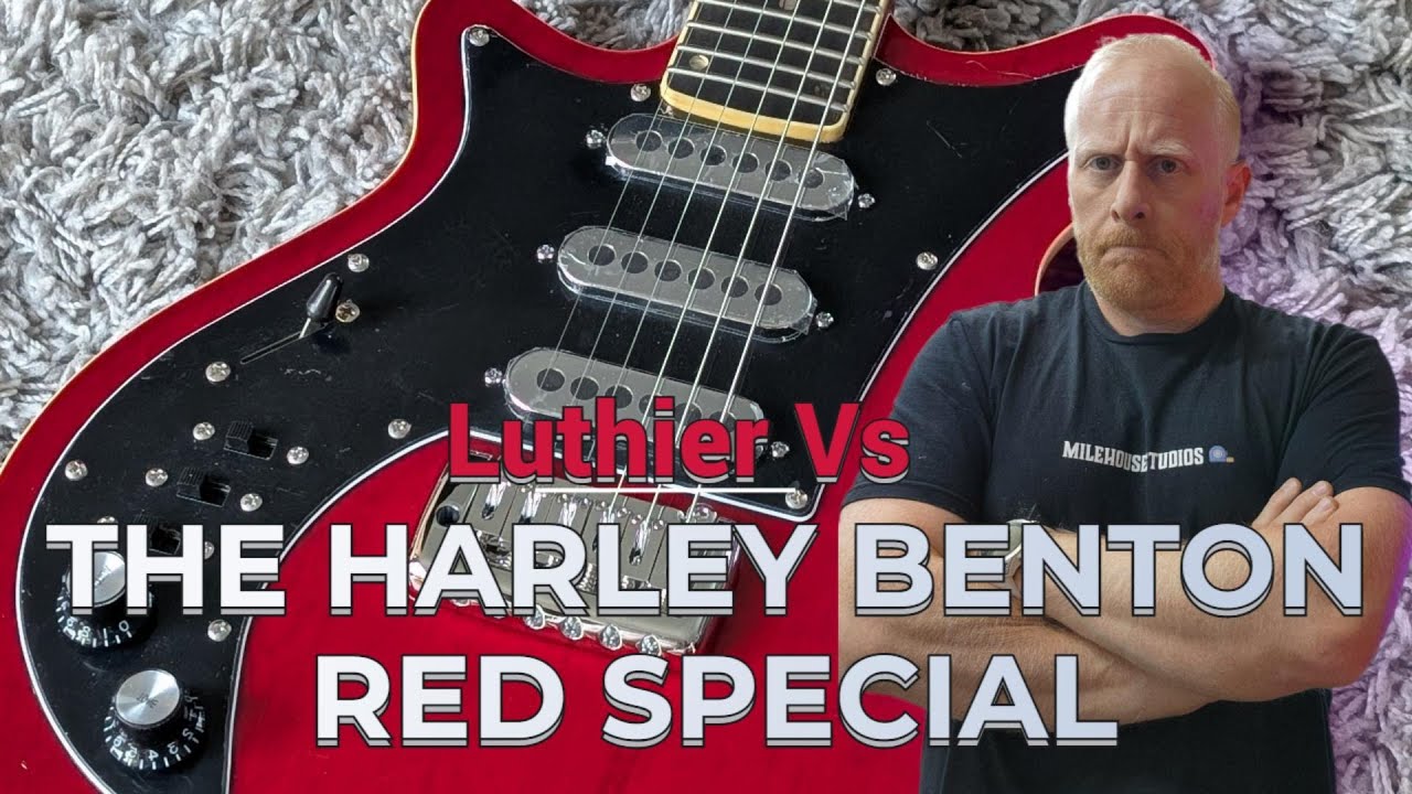 The Harley Benton Red Spesh Review and touch up!