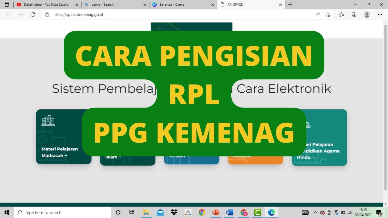 Примеры документов и порядок заполнения PPG RPL в Департаменте по делам религий Министерства